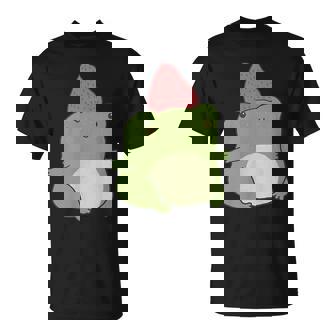 Rana Conombrero De Fresa Kawaii Cottagecore Estético Camiseta unisex - Regaloses