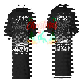 Rappelling Xmas Pajama Shirt Rappelling Christmas Holiday Tank Top T-Shirt | Mazezy