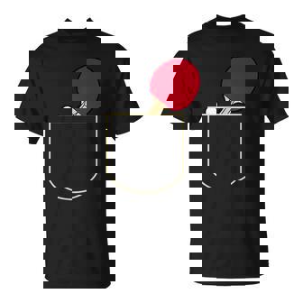 Raquette De Tennis De Table Dans La Poche Pour Joueur De Tennis De Table T-Shirt - Cadeauxyz