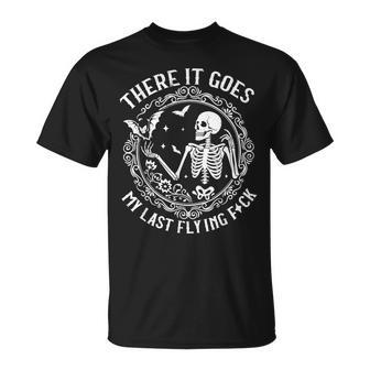 There It Goes My Last Flying F-Ck Cute And Sarcastic T-Shirt | Seseable UK