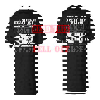 If You Can Read This She Fell Off Biker Motorcycle T-Shirt | Mazezy