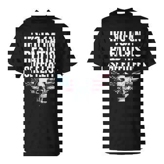 If You Can Read This She Fell Off Biker Motorcycle T-Shirt - Monsterry