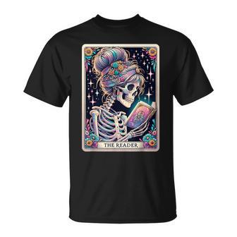 The Reader Tarot Card Book Lover Librarian Read T-Shirt - Thegiftio UK