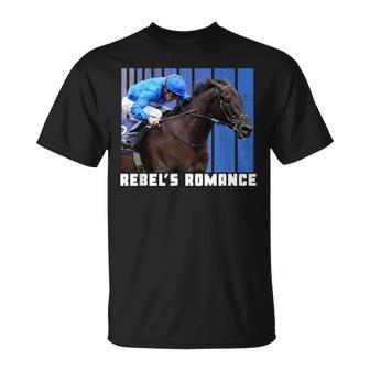 Rebel's Romance Horse Courses De Chevaux Del Maranta Anita T-Shirt - Cadeauxyz