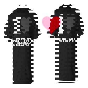 Red Heart I Love Thailand Tシャツ - Kawaiitshirt