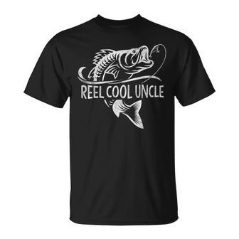 Reel Cool Uncle Fishing Uncle Father's Day T-Shirt - Thegiftio UK