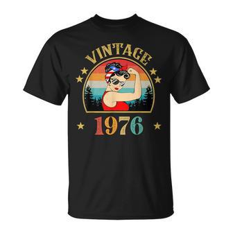 Regalo De Cumpleaños Número 49 Para De 49 Años Retrointage 1976 Camiseta unisex - Regaloses
