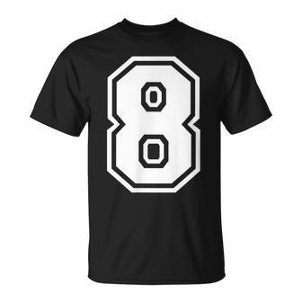 Regaloportivo Numero 8 Della Maglia Dellaquadra Maglietta - Novitaregali
