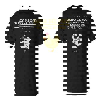 Regalos Hombre Originales Chico Amigoideojuegos Juego Del Pollo No Mires Al Pollo Niños Mall Manga De Doble Puntada Camiseta unisex - Regaloses
