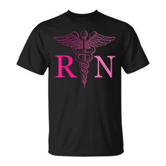Registered Nurse Appreciation Pink Rn Nursing Tie Dye Nurse T-Shirt - Thegiftio UK