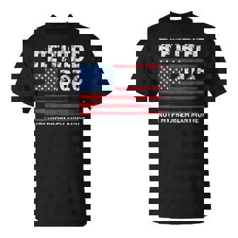 Retired 2026 Decoration Usa Dad Grandpa Retirement T-Shirt - Monsterry