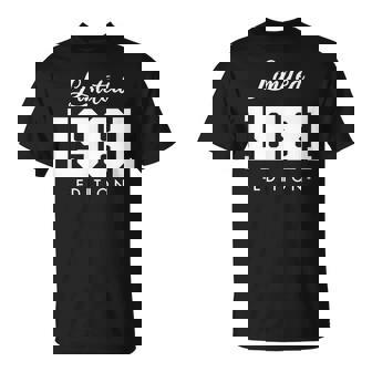 Retro 44 Años Nacido En 1981 Edición Limitada 44 Cumpleaños Camiseta unisex - Regaloses