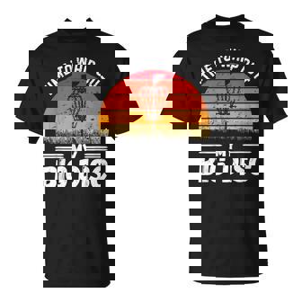 Retro Disc Golf Art For Men Women Flying Disc Sport Players T-Shirt | Mazezy