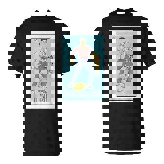 Retro El Valiente Mexican Lottery Bingo Game The Brave Card T-Shirt | Mazezy