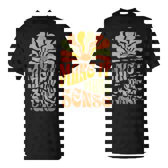 Retro Make It Make Sense Sarcastic Humor Adults Women T-Shirt | Mazezy