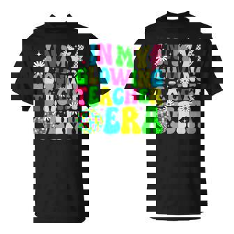 Retro Groovy In My Glowing Teacher Era Happy Teacher's Day T-Shirt - Thegiftio