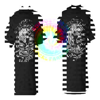 Retro Marijuana Support Your Local Farmer Cannabis Tie Dye T-Shirt - Monsterry