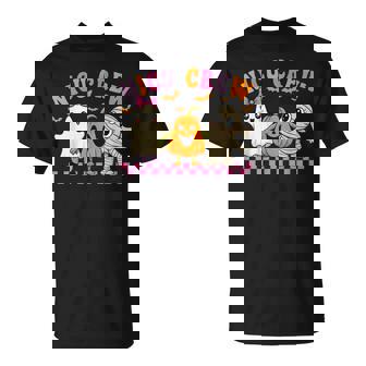 Retro Nicu Crew Cute Ghost Mummy Pumpkin Icu Nurse Halloween T-Shirt | Seseable UK