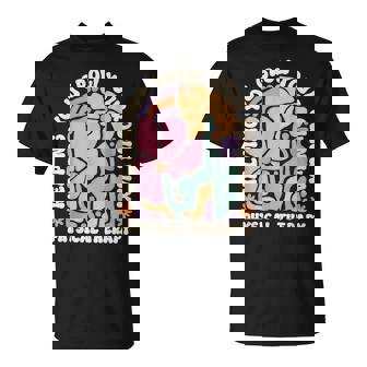 Retro Physical Therapy Boho Flowers Pediatric Pt Graduation T-Shirt - Thegiftio