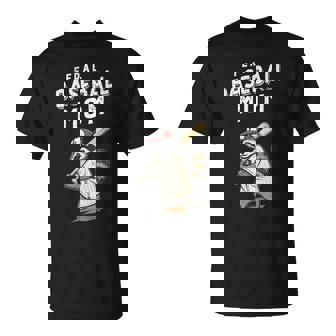 Retro Raccoon Feral Baseball Mom Trash Panda Sport Lover T-Shirt - Monsterry