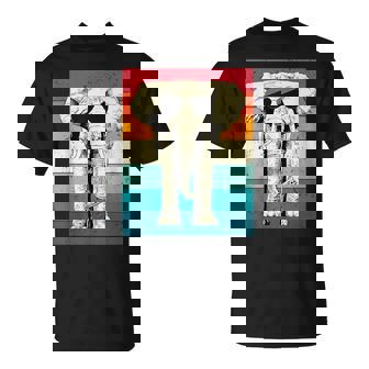 Retro Vintage Elephant With Sunglasses Wild Animal Lovers T-Shirt | Mazezy