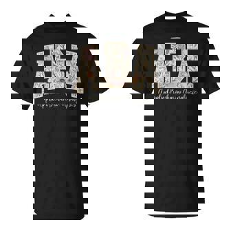 Retro Wildflower Aba Applied Behavior Analysis Aba Therapist T-Shirt - Monsterry