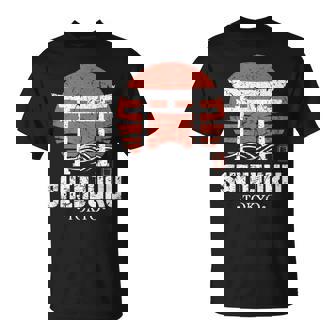 Rétrohinjuku Tokyo Torii Gate Japonais Kanjiouvenir T-Shirt - Cadeauxyz