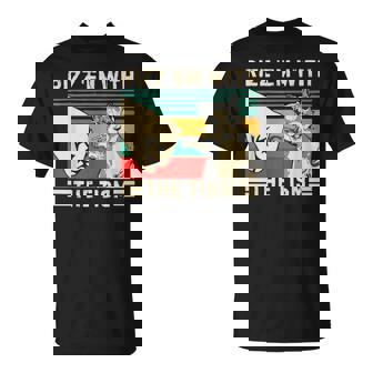 Rizz Em With The Tism Rizzler Joke Meme Rizzling Squirrel T-Shirt - Thegiftio