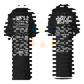 Rock Collecting Spare Time Hobby Geology T-Shirt | Mazezy