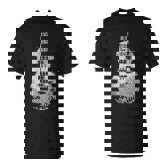 Rock And Roll Guitar Vintage Rock Music T-Shirt - Thegiftio