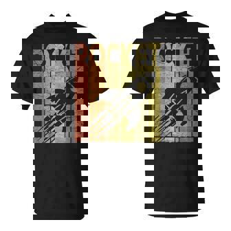 Rocket Vintage Space Rocket Ship Retro Space Nerd Spaceship T-Shirt | Mazezy