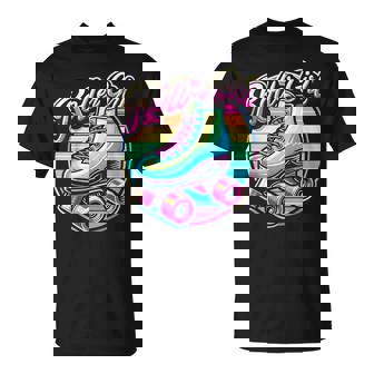 Roller Girl 90s 80s Roller Skates T-Shirt | Mazezy