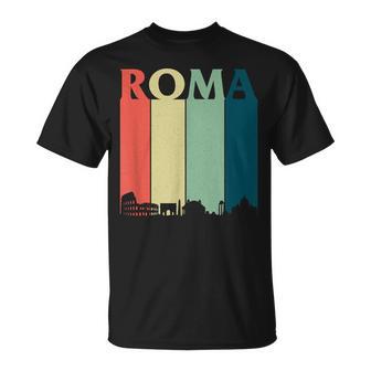 Romaouvenir Roma Love Retrointage Italia Camiseta unisex - Regaloses