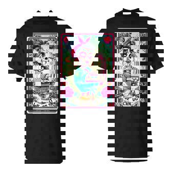 We Can Do It Rosie The Riveter Skull Tarot Feminism T-Shirt | Mazezy