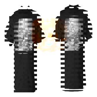 Rouge-Gorge Pâtissier Oiseau De Jardin Animal Dessin T-Shirt - Cadeauxyz