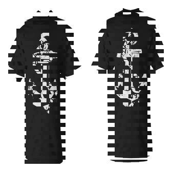 Sailor Costume Boat Anchor Sailing Captain T-Shirt | Mazezy