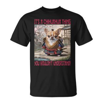 Samurai Chihuahua Thing Dog T-Shirt - Thegiftio