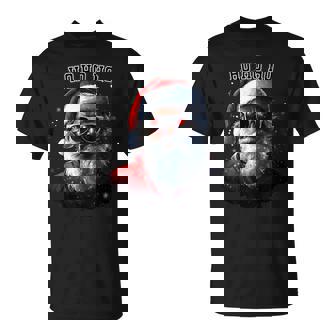 Sarkastischer Cooler Weihnachtsmann Mitonnenbrille Undchnee Weihnachten T-Shirt - Seseable