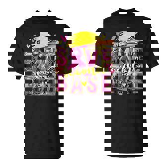 Save Second And Base Softball Breast Cancer Awareness Month T-Shirt - Monsterry