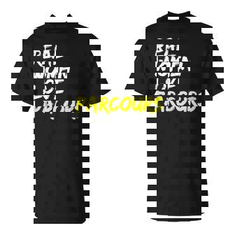 Saying Design Parcours Runner Women Love Parcours T-Shirt | Mazezy