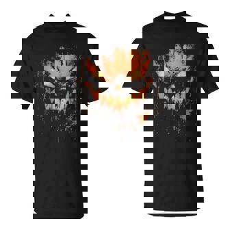 Scary Carved Jack O Lantern Face Pumpkin Halloween Boys T-Shirt - Thegiftio