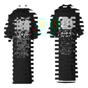 School Nurse Crew 100 Days Of Temperature Taking Ice Packing T-Shirt | Seseable UK