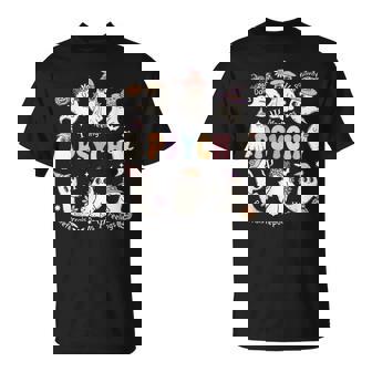 School Psychologist Halloween Spooky Psych Ghost Psychology T-Shirt | Mazezy