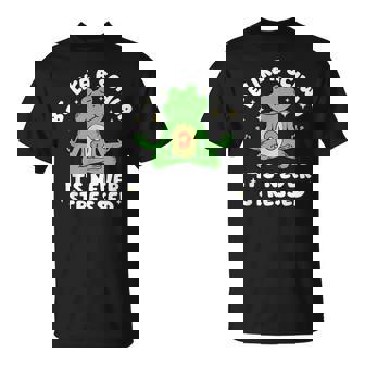 Be Like A Schwa It's Never Stressed Dyslexia Teacher Frog T-Shirt - Monsterry