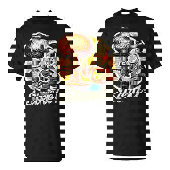 Science Nuclear Atomic Bomb Explosion Retro Saying T-Shirt - Monsterry