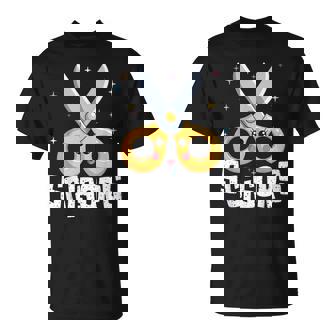 Scissors Paper Rock Halloween Costumes Group Family T-Shirt - Monsterry