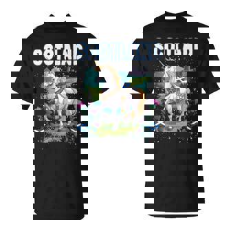 Scotland Themed Outfit Idea For & Scottish Unicorn T-Shirt | Seseable UK