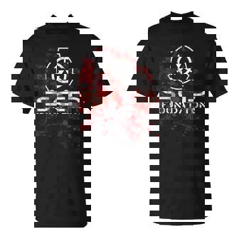 Scp、財団、血で 長袖tシャツ Tシャツ - Kawaiitshirt