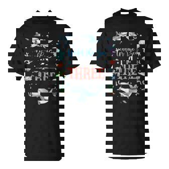 Under The Sea I'm 3 Year Old Ocean Life Whale 3Rd Birthday T-Shirt | Mazezy