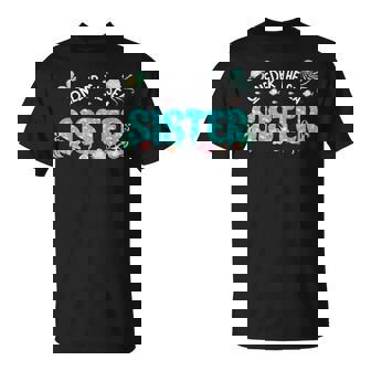 Under Sea Sister Birthday Girl Boy Matching Family Party T-Shirt - Thegiftio